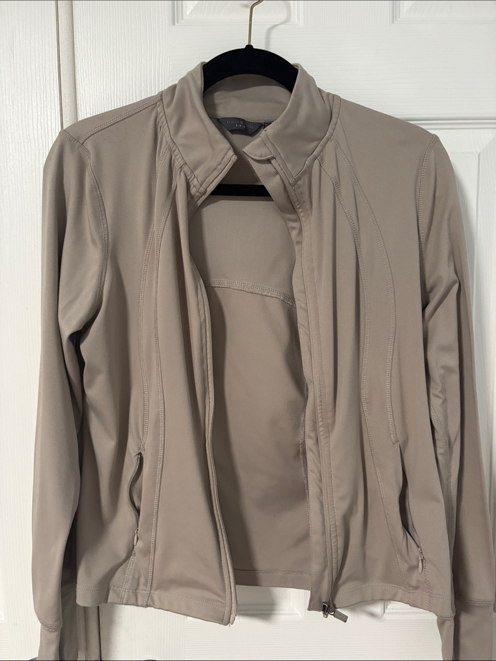 Danskin Taupe Utility Jacket